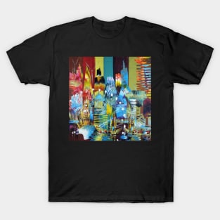 City of London Abstract Painting 623 T-Shirt